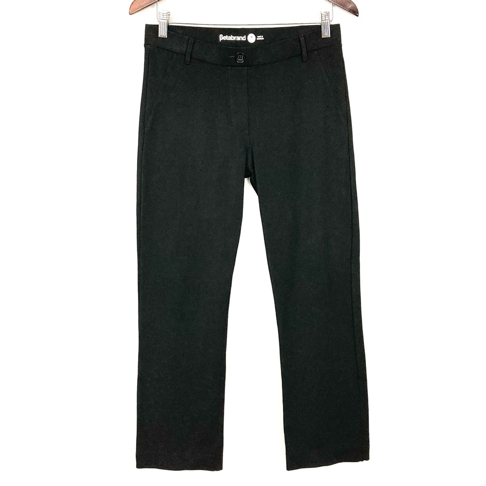 Betabrand Classic Dress Yoga Pants Women’s Size M Petite Straight Leg Stretch - Picture 3 of 11